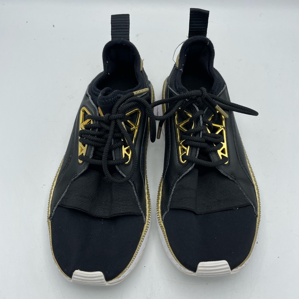 Puma Black and Gold Women's Athletic Sneakers - Picture 3 of 10